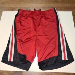 Athletech 3 Color Maroon Shimmer Dazzle Hoop Shorts Mens LG Vintage Y2K 90s Rare